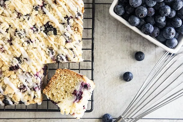Blueberry Cream Cheese Coffee Cake