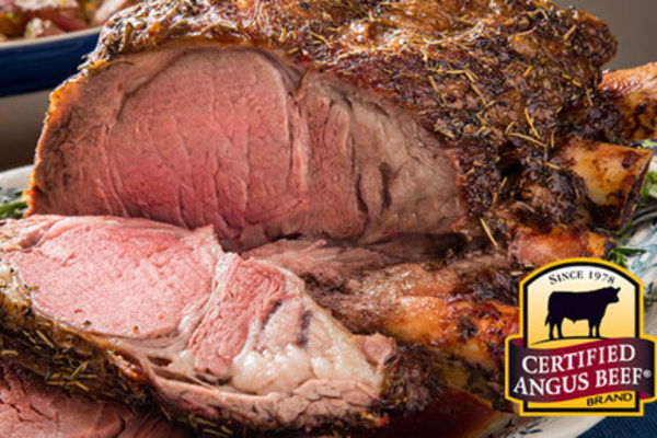 Easy Carve Pepper and Herb Prime Rib recipe 