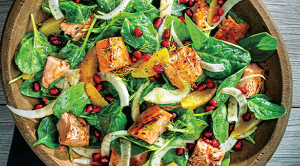Honey-Balsamic Salmon Salad