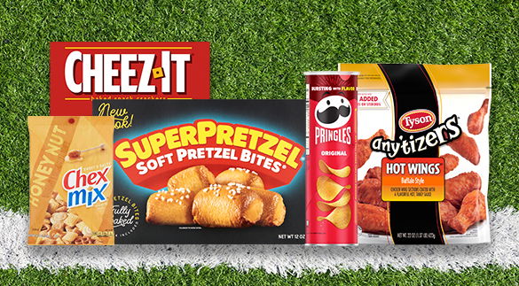 Big game snacks and apps 