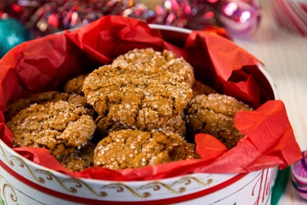 Spiced Gingersnap Cookies