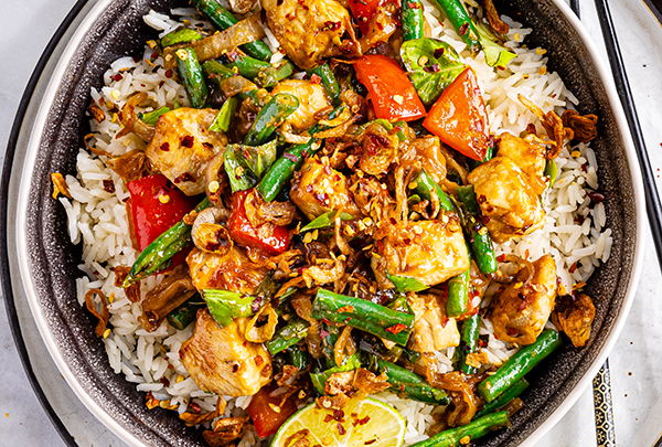 Thai Basil Chicken Stir - Fry